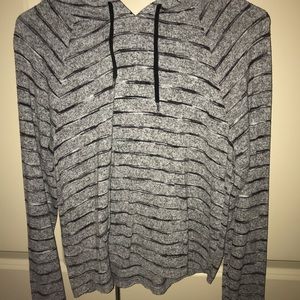 Light striped hoodie